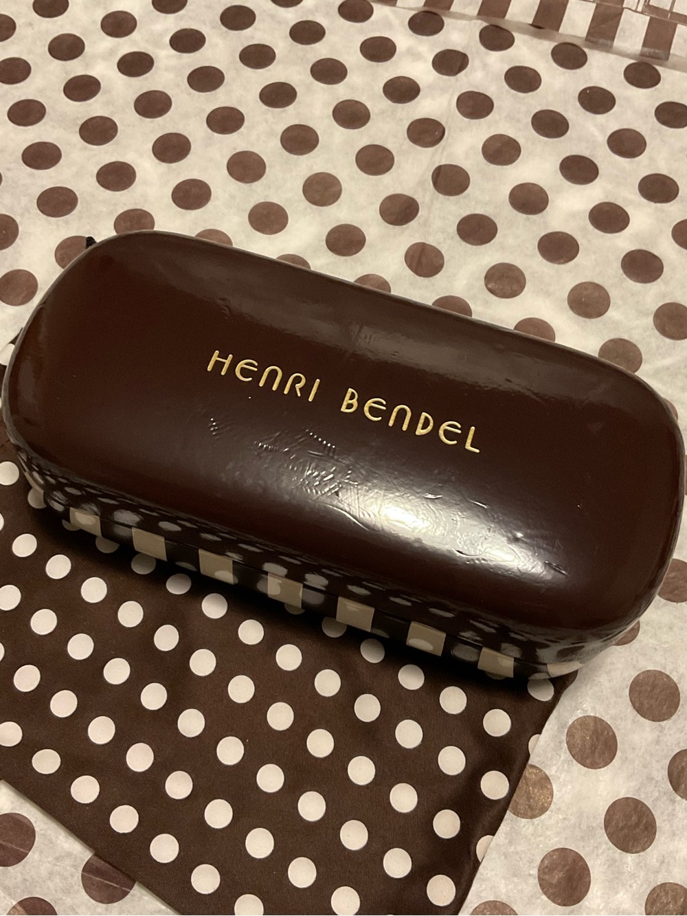 Henri Bendel Edie Sunglasses HB5195 Round Mod Tortoise with Case & Bag - Picture 16 of 16